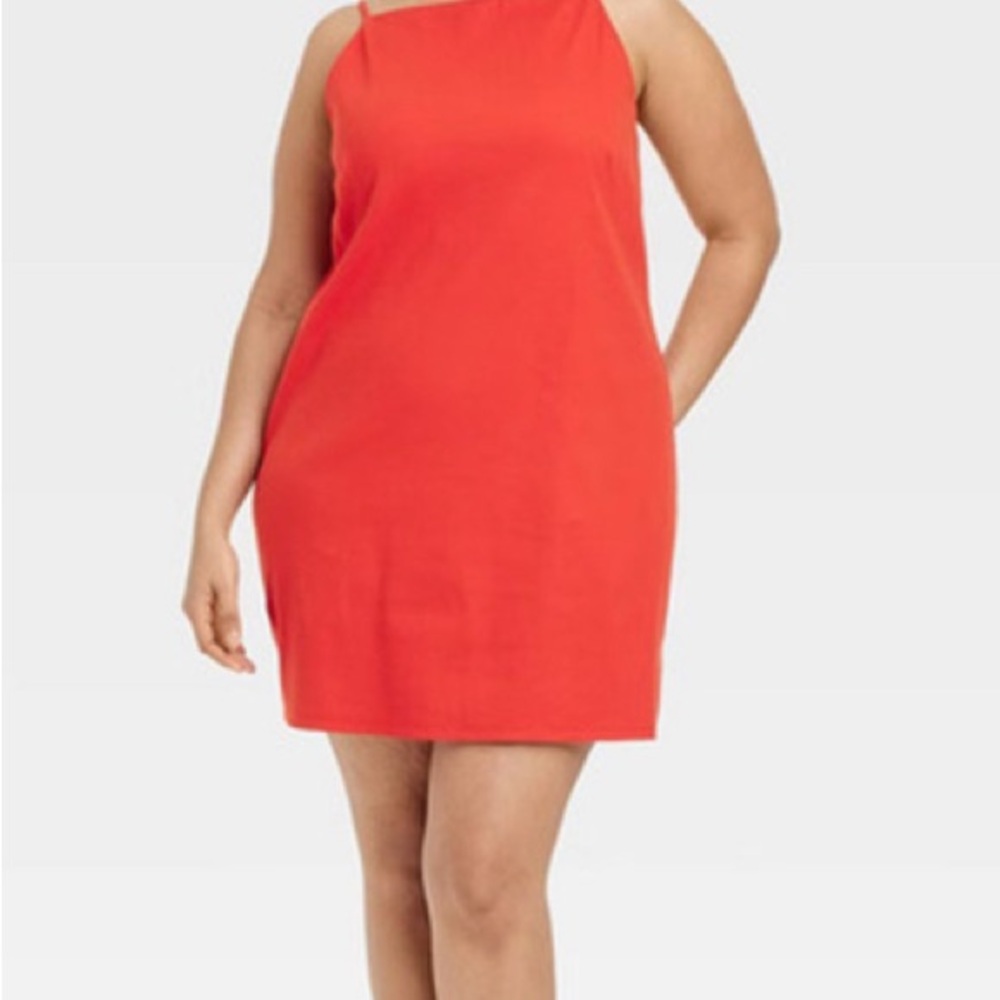 NWOT - A New Day Stylish Red Sleeveless Dress